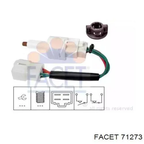 Кнопка стоп-сигналу Facet 71273 ціна, від 23.58 USD