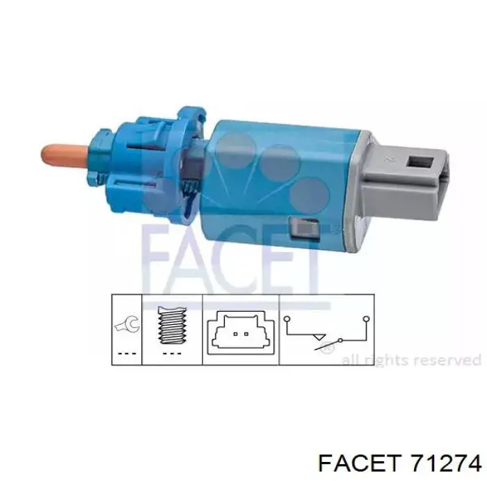 Купити 253253287R Renault (RVI) Датчик включення зчеплення