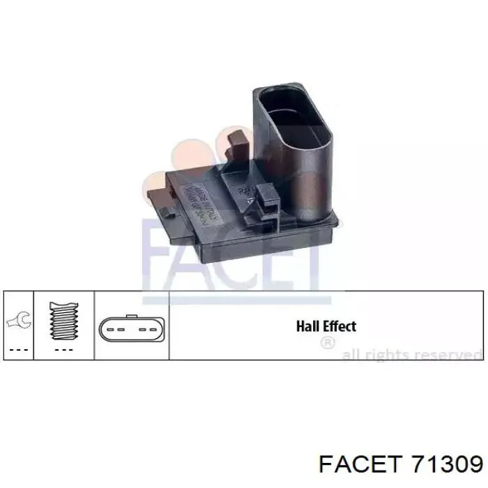 Купити 71309 Facet Датчик положення педалі зчеплення