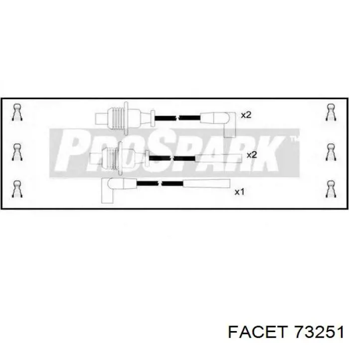 Датчик температури охолоджуючої рідини 73251 Facet