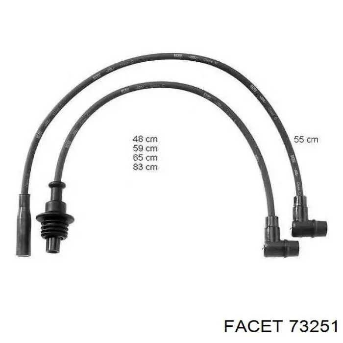 Купити 73251 Facet Датчик температури охолоджуючої рідини
