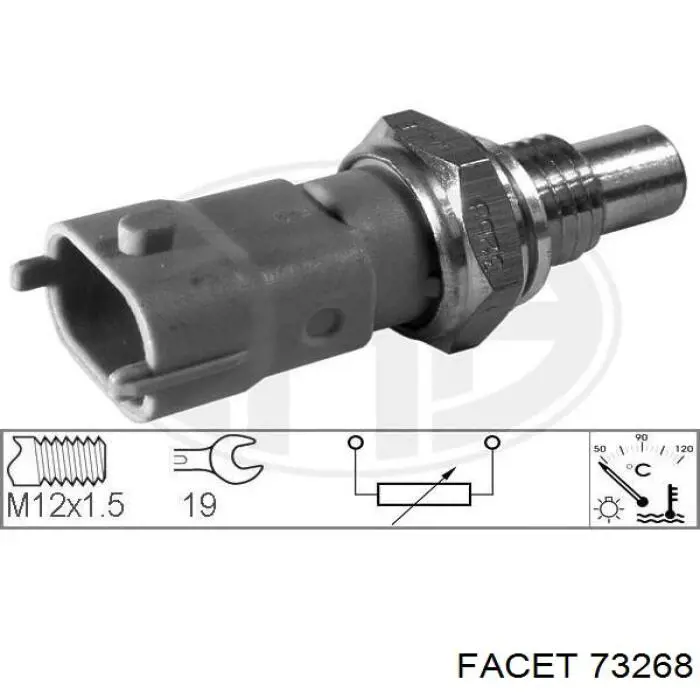 Датчик температури радіатора Facet 73268 ціна, від 6.53 USD