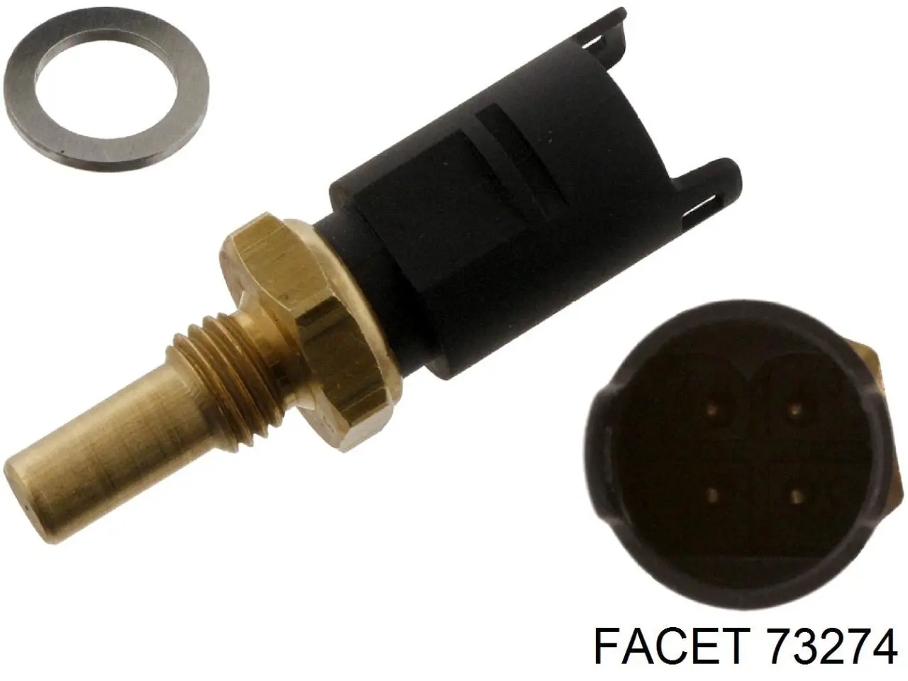 Термодатчик охолоджуючої рідини Facet 73274 ціна, від 9.67 USD