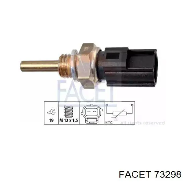 Термодатчик охолоджуючої рідини Vernet WS3060 ціна, від 11.24 USD