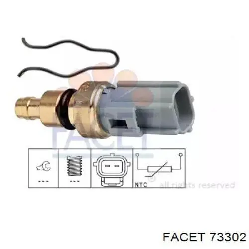 Купити 73302 Facet Датчик температури охолоджуючої рідини