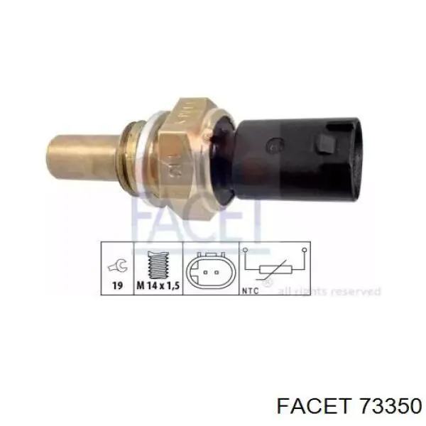 Купити 73350 Facet Датчик температури палива