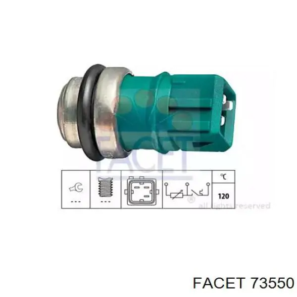 Термодатчик охолоджуючої рідини Kavo Parts ECT5505 ціна, від 11.02 USD