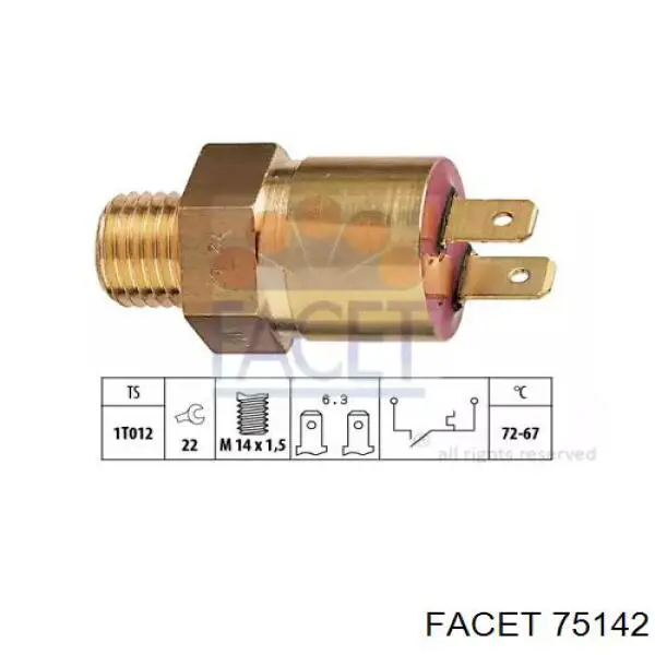 Датчик температури радіатора Volvo 3211204 ціна, від 34.21 USD