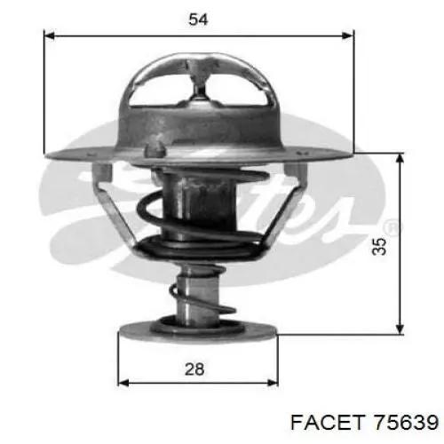 Термо-датчик включення вентилятора радіатора Opel Frontera A (5MWL4) (Опель Фронтера)