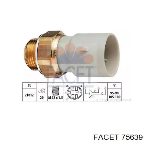 Датчик температури радіатора Opel Kadett E універсал (35, 36, 45, 46) (1984 - 1991) ціна, від 8.36 USD
