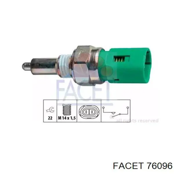 Датчик ліхтарів заднього ходу Facet 76096 ціна, від 6.40 USD