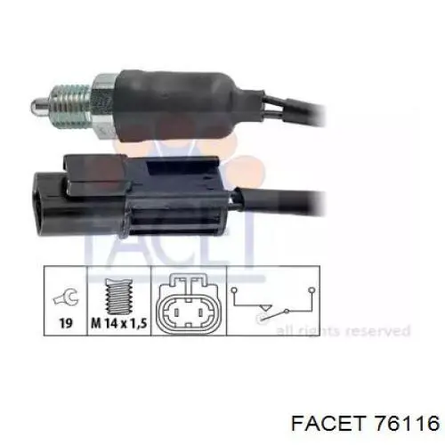 Купити 3200551A2A Nissan/Infiniti Вмикач ліхтарів заднього ходу