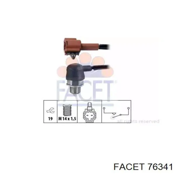 Датчик ліхтарів заднього ходу Facet 76341 ціна, від 16.50 USD