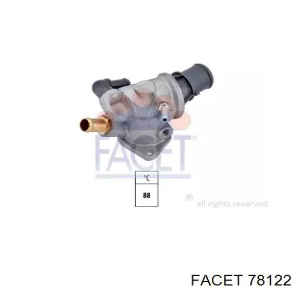 Купити 78122 Facet Термостат в корпусі