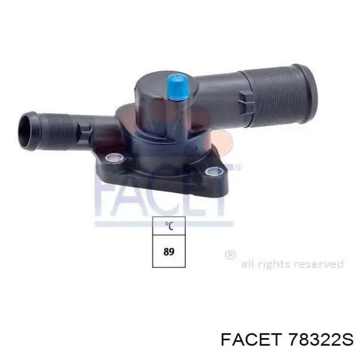 Автомобільний термостат Facet 78322S ціна, від 8.65 USD