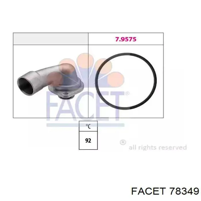 Купити 78349 Facet Термостат в корпусі