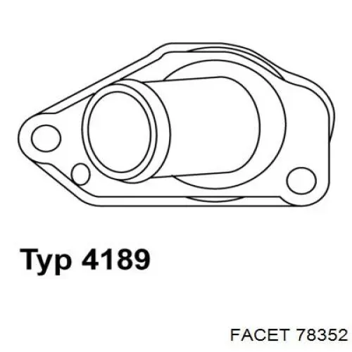 Купити 78352 Facet Термостат в корпусі