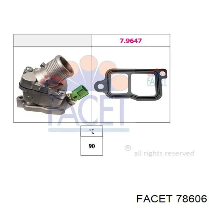 Термостат 78606 Facet