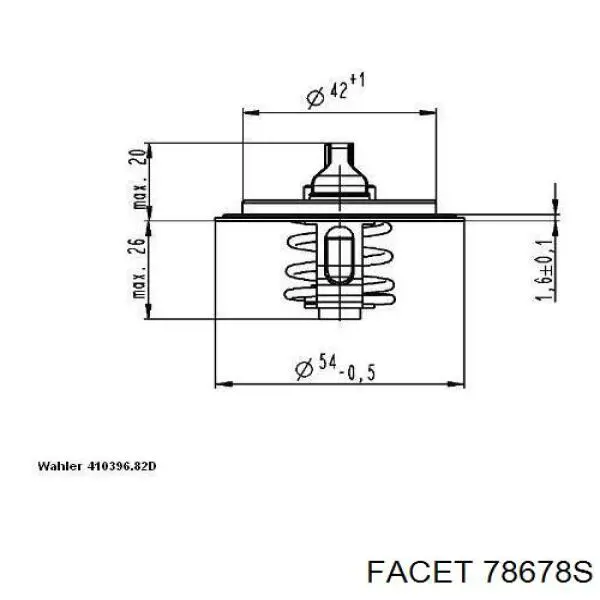 Термостат в зборі Facet 78678S