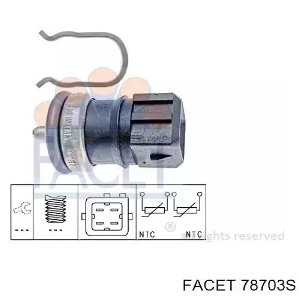 Термостат 78703S Facet