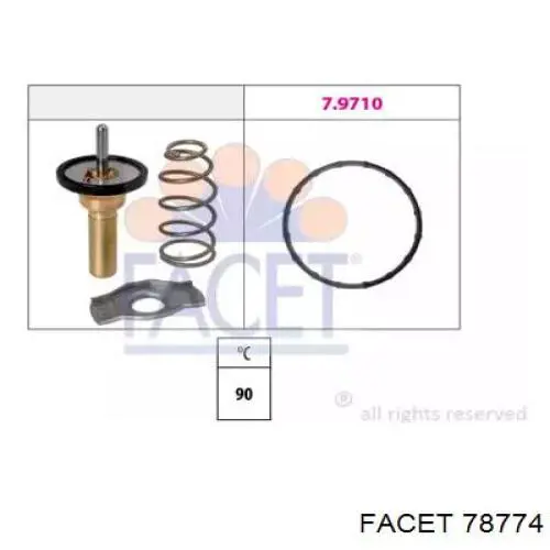 Автомобільний термостат Febi 172432 ціна, від 25.61 USD