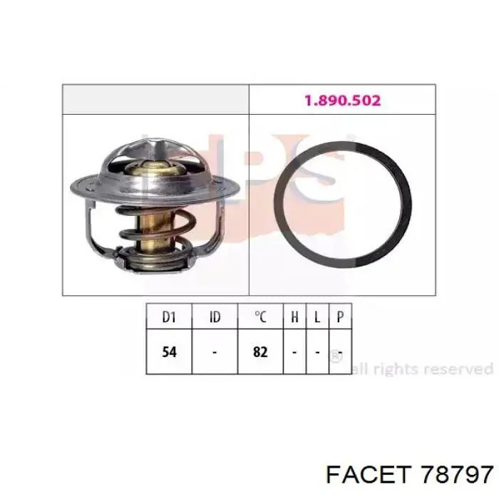 Термостат в зборі Vernet TH734182J