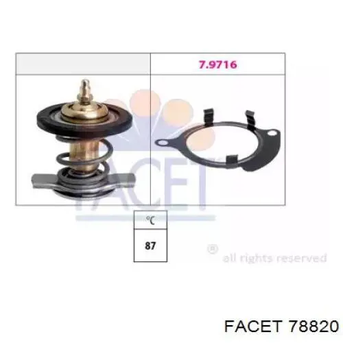 78820 Facet Авто термостат