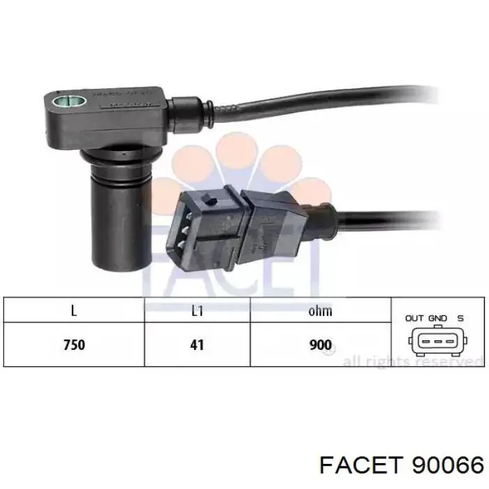 Купити 70610067 Jakoparts Датчик положення (оборотів) коленвалу