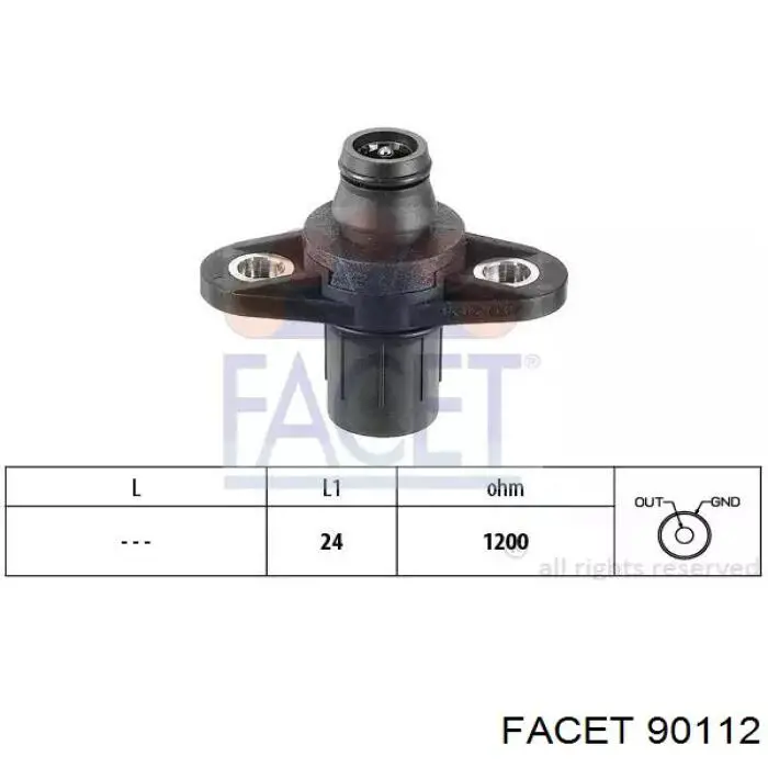 Датчик фаз Facet 90112 ціна, від 18.90 USD