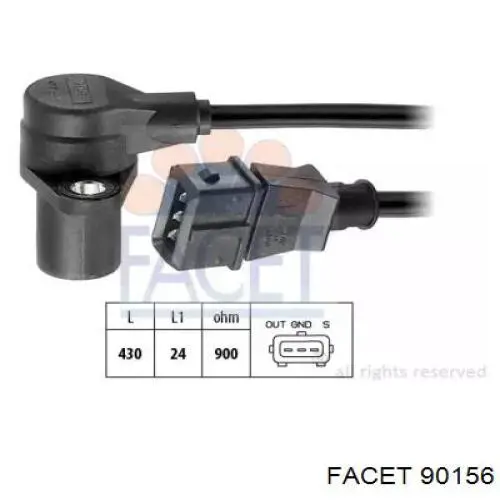 Датчик обертів колінвалу InA-For A113611021INF ціна, від 16.34 USD