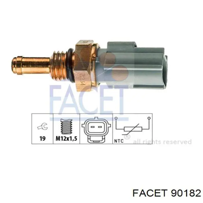 Датчик колінвала 90182 Facet