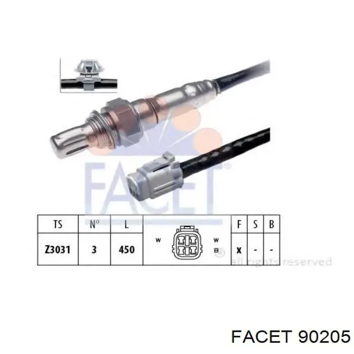 Датчик обертів колінвалу Facet 90205 ціна, від 24.53 USD