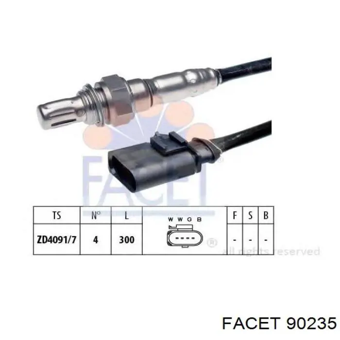Датчик обертів колінвалу Facet 90235 ціна, від 12.47 USD