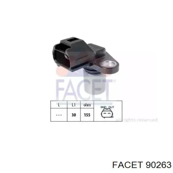 Датчик колінвала 90263 Facet