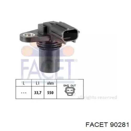 Датчик фаз Facet 90281 ціна, від 9.86 USD