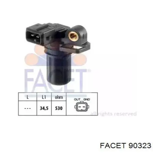 Купити 90323 Facet Датчик положення (оборотів) коленвалу