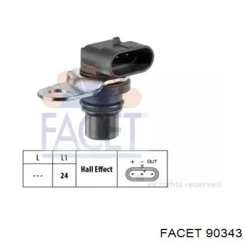 Датчик фаз Facet 90343 ціна, від 26.43 USD