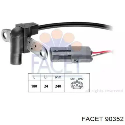 Датчик фаз Volvo 30872381 ціна, від 72.20 USD