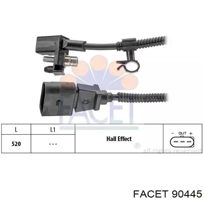 Купити 030957147T VAG Датчик положення (оборотів) коленвалу