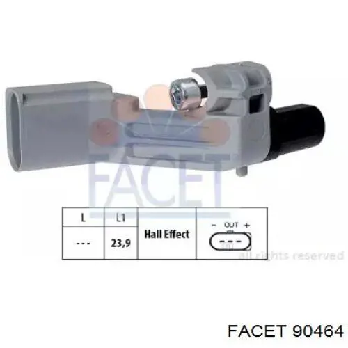 Датчик положення колінвала Facet 90464