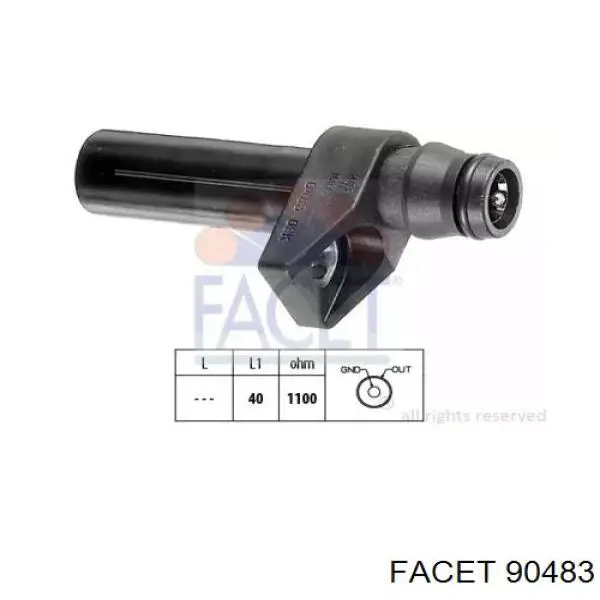 Купити 90483 Facet Датчик положення (оборотів) коленвалу