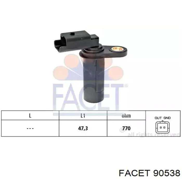 Купити 8200187804 Renault (RVI) Датчик положення (оборотів) коленвалу