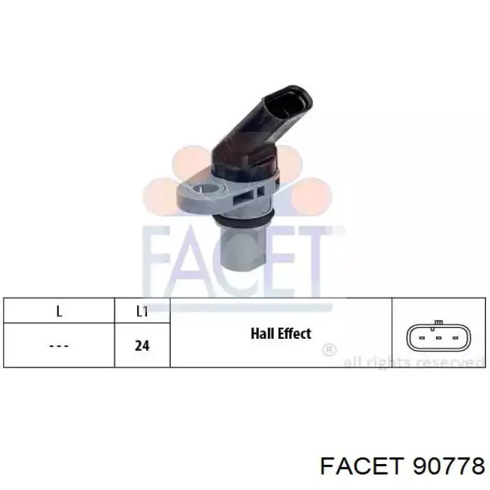 Датчик швидкості Facet 90778 ціна, від 17.93 USD