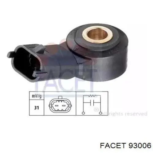 Датчик детонації Chrysler 68070745AA ціна, від 12.62 USD
