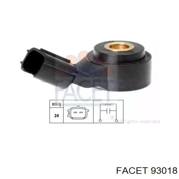Датчик детонації 93018 Facet