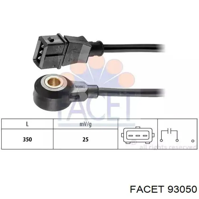 Датчик детонації Facet 93050 ціна, від 22.55 USD