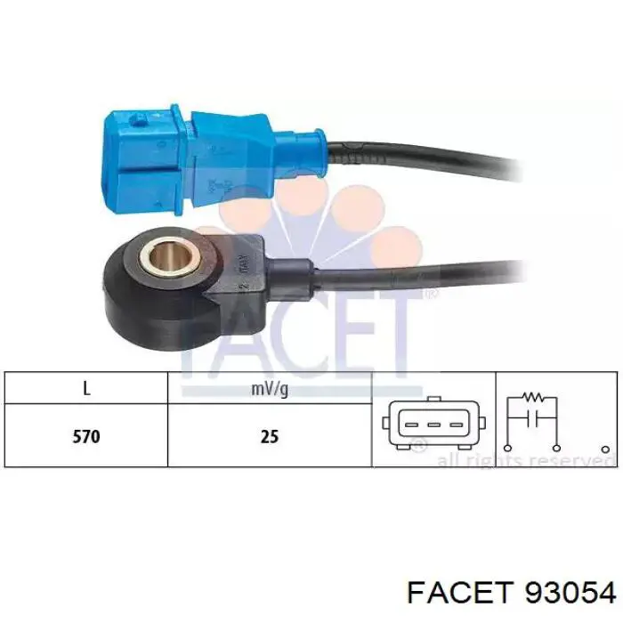 Купити 93054 Facet Датчик детонації