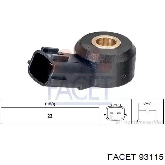 Купити 93115 Facet Датчик детонації