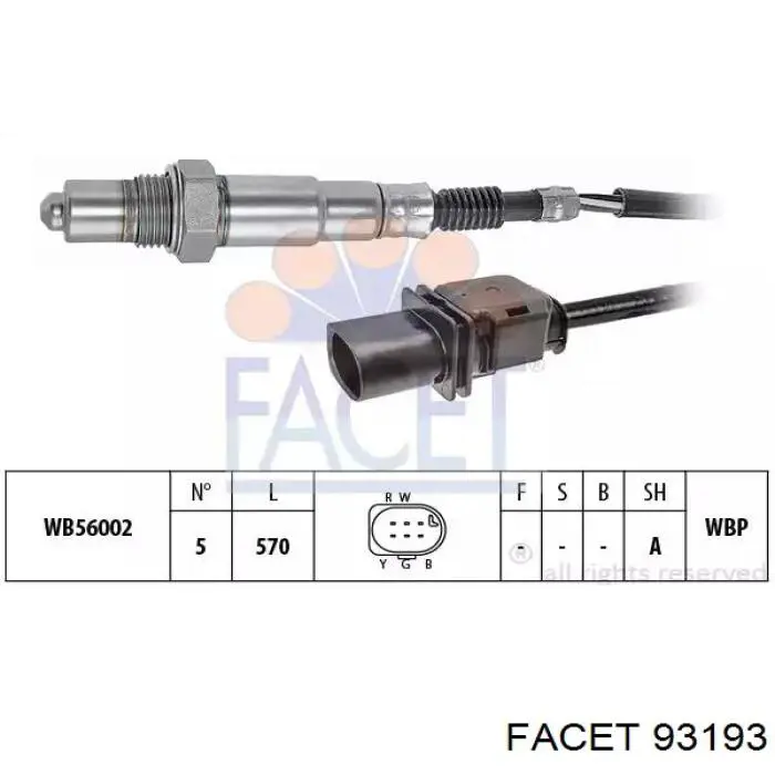Датчик детонації Facet 93193 ціна, від 29.30 USD
