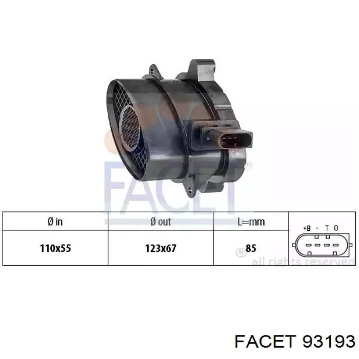 Купити 93193 Facet Датчик детонації
